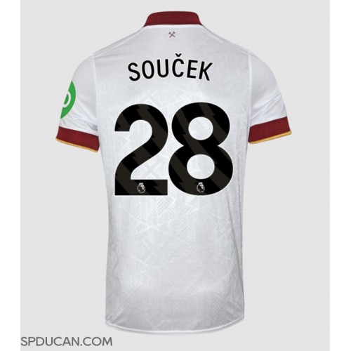 Muški Nogometni Dres West Ham United Tomas Soucek #28 Rezervni 2024-25 Kratak Rukav